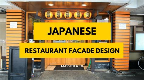 70 Awesome Japanese Restaurant Facade Design Ideas Youtube