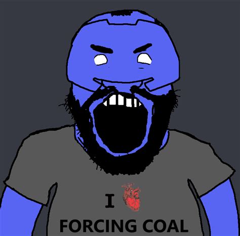 Soybooru Post 60181 Angry Balding Beard Blueskin Clothes Coal