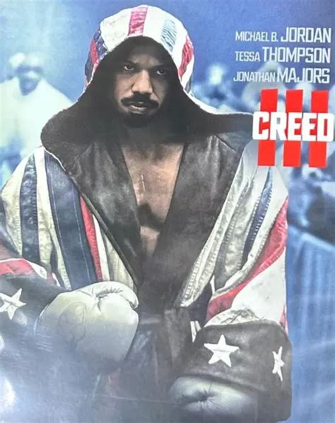 Creed Iii Blu Ray Digital 2023 Disc Only Michael B Jordan Tessa