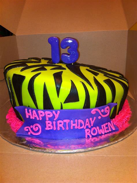 Happy 13th Birthday Rowan!! | Cake Diva cakes | Pinterest | Happy 13th birthday, 13th birthday 