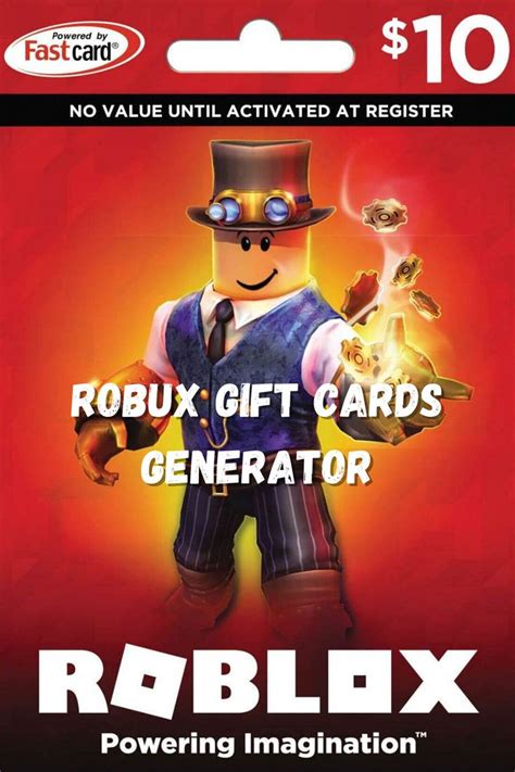 Robux Generator T Card