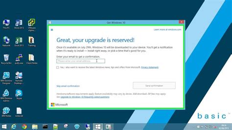 Get Windows 10 Reserve Your Upgrade