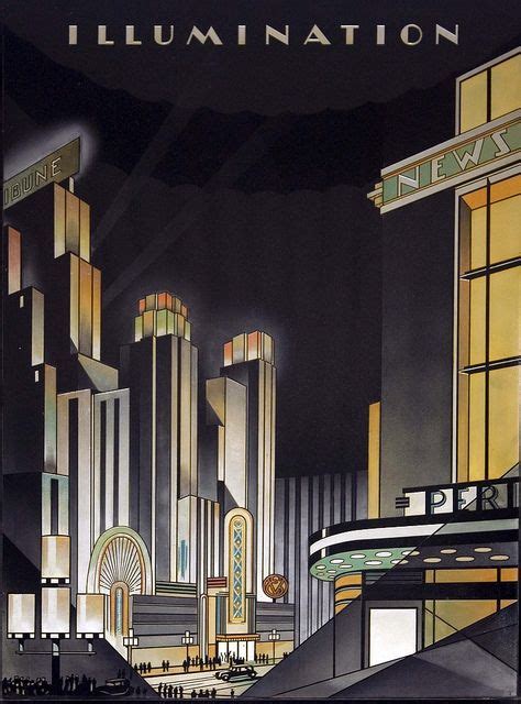 The Niagara Hudson Building Art Deco Illustration Art Deco Posters