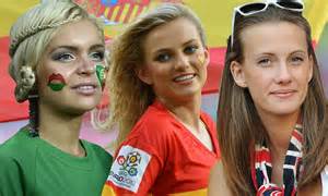 Euro 2012 Sexiest Fans The Players Are Vying For Footballing Glory But