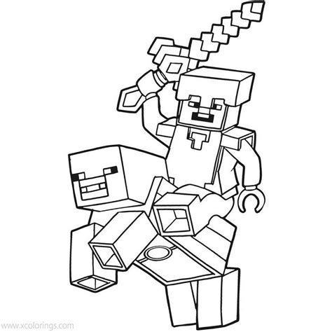 Coloring Sheet Minecraft Coloring Pages Steve Steve Resting With