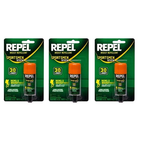 Repel 94119 1 Sportsmen Insect Repellent Stick 1 Ounce Pack Of 3