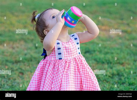 Adorable Baby Girl Beautiful Set Stock Photo Alamy