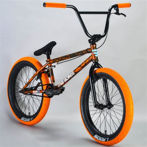 Bmx bikes are built for racing or freestyle riding. Mafia Kush2+ Orange Splatter 20" BMX | Grips Bikes