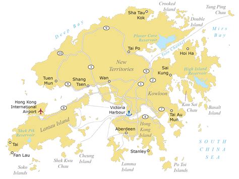 Hong Kong Map Gis Geography