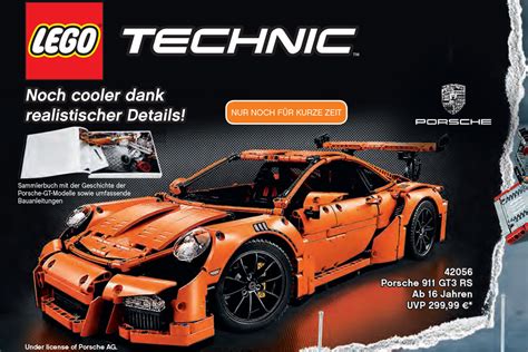 Lego Technic Porsche 911 Gt3 Rs 42056 „nur Noch Für Kurze Zeit