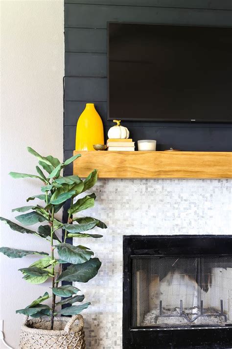 Brilliant diy faux fireplace design ideas wall sconces can be installed to improve the decorative appearance and greater visibility. DIY Shiplap Fireplace Makeover - Love & Renovations