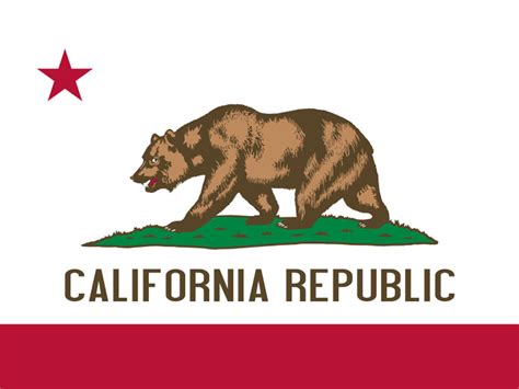 State Flag of California, USA - American Images