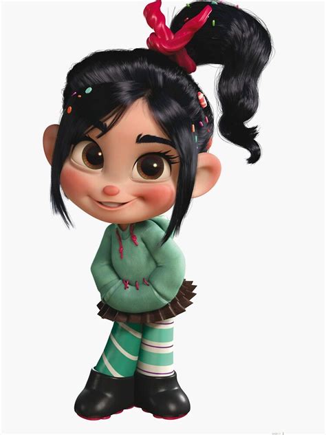 Vanellope Sticker By Noemilicus In 2020 Girl Cartoon Characters