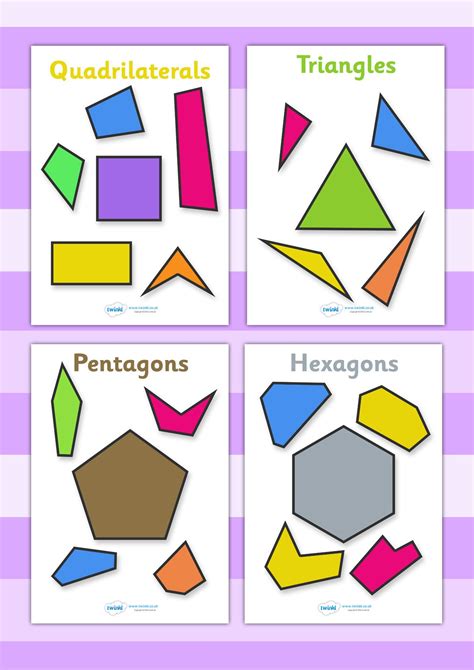 Regular and Irregular 2D Shapes Display Posters | 2d shapes, Shapes math centers, Shapes lessons