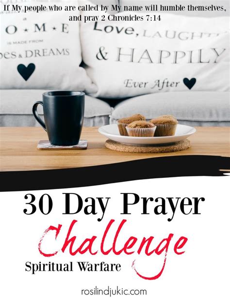 30 Day Prayer Challenge For Spiritual Warfare Spiritual Warfare