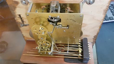 Antique Clock Movement Franz Hermle Two Jewels Made In Germany Youtube