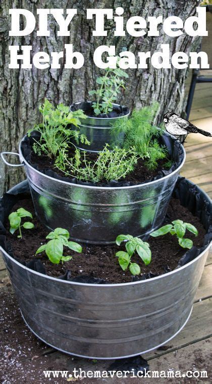 Learn How To Build A Tiered Herb Garden Using Three