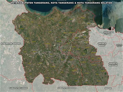 Peta Kota Tangerang Lengkap Beinyu Com