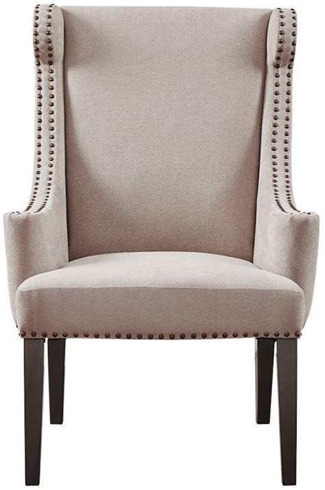 Olliix By Madison Park Taupe Marcel High Back Wing Chair Bob Mills