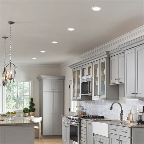 Beautiful Sloped Ceiling Lighting Kitchen Recessed Lighting