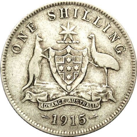 Rare 1915 Australian Shilling Coins Store
