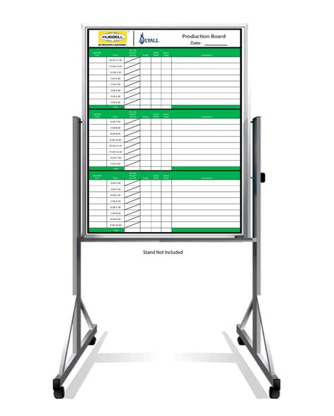 Hourly Production Tracking Board Track Hourly Production With Ease