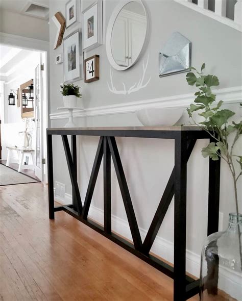 Farmhouse V Console Table Diy Project Plans Handmade Haven