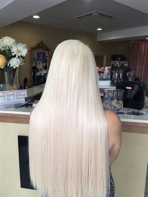 Fullhead Extensions Silky Hair Icyblonde From Bob To 24 Long