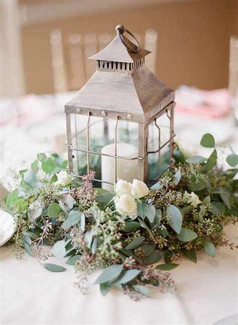Pin By Dana Rock On Centerpieces With Images Lantern Centerpiece