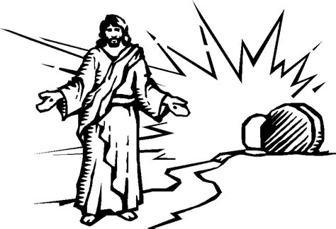 Clipart Resurrection Of Jesus Drawing Clip Art Library