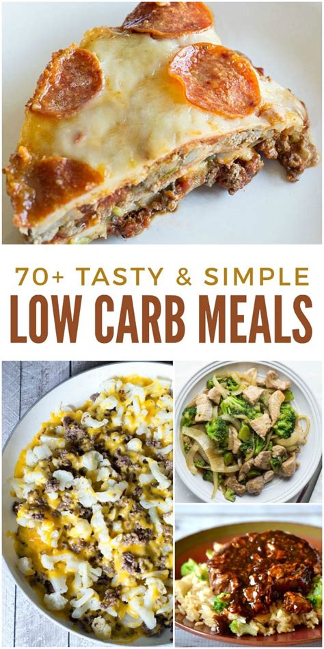 Our recipes are quick and easy and can help you set up the perfect weekly meal plan. Simple Low Carb Meals