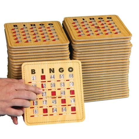 Quick Clear Bingo Slide Card Pk50