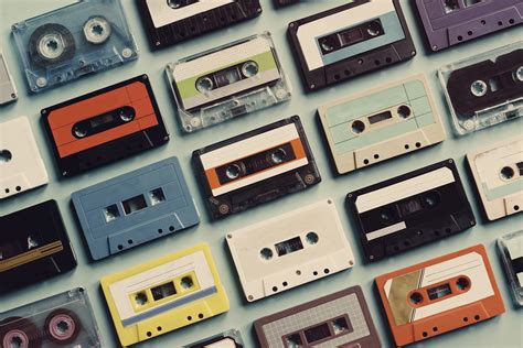 Cassette tape vintage style collection - The Studio
