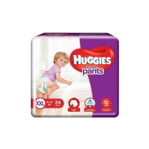 Huggies Baby Diaper Wonder Pants Xxl 15 25 Kg 24 Pcs Beauty Mind Ll