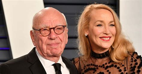 Did Rupert Murdoch Break Up With Jerry Hall Over Text Actress Was Shocked At Sudden Split Meaww
