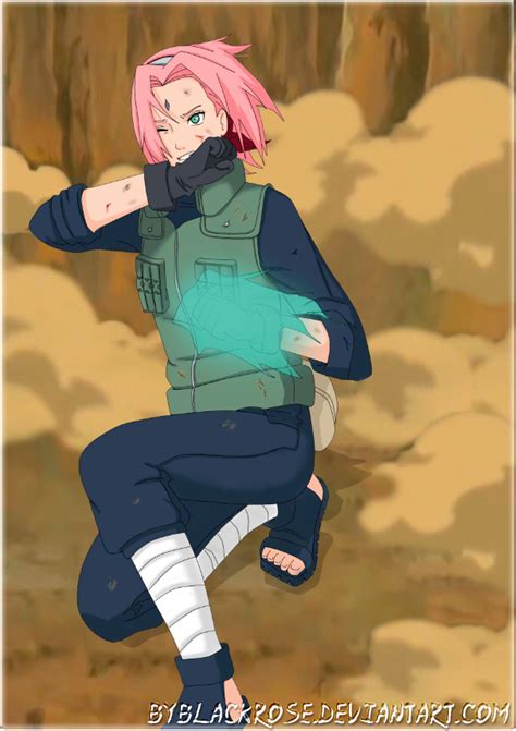 Sakura Haruno And Her New Power By Byblackrose On Deviantart