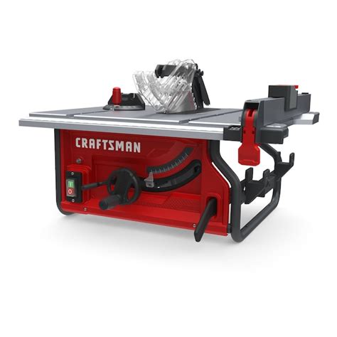 Craftsman 10 In 15 Amp Portable Jobsite Table Saw With Folding Stand In