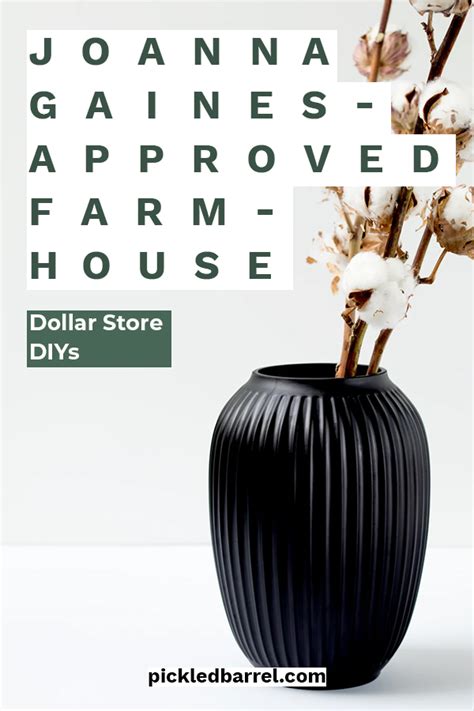 Joanna Gaines Approved Farmhouse Dollar Store Diys Pickled Barrel