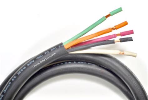 185 Soow 18 Awg 5 Conductor Portable Power Cable 600 Volt Custom