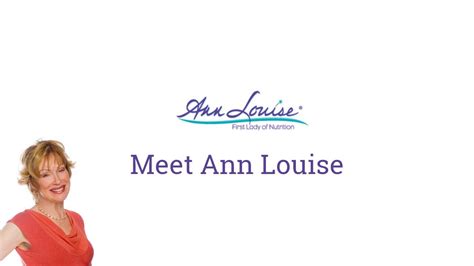 Ann Louise Gittleman Nutritionist And Best Selling Author Youtube