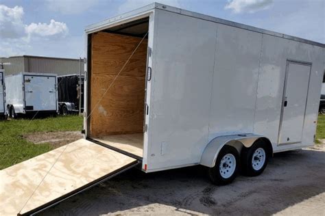 Tall Enclosed Trailer A Good Start For Your Diy Camper Enclosed