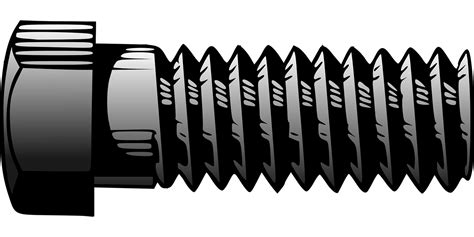 Bolt Fastener Fixing Thread Png Picpng