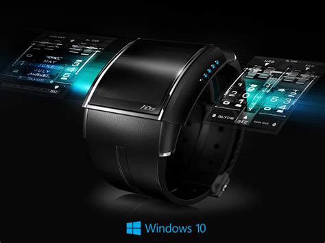 Windows 10 Wallpaper Clock With Digital Watch Hd Wallpapers