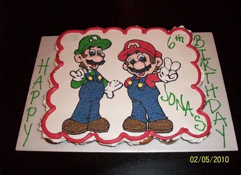 Sandys Sweet Cakes Mario And Luigi Cupcake Cake