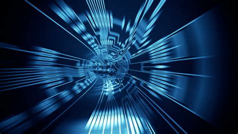 Technology Tunnel Animation Stock Footage Video 3634829