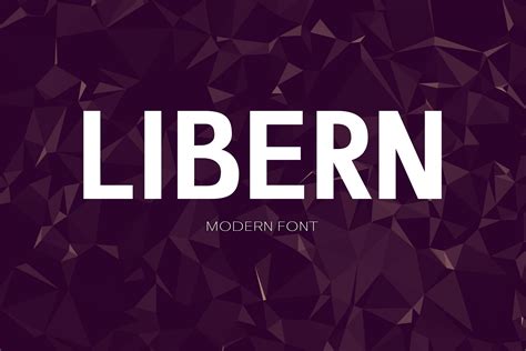 Libern Font By Dmdesignsstoreart · Creative Fabrica Sans Serif Fonts