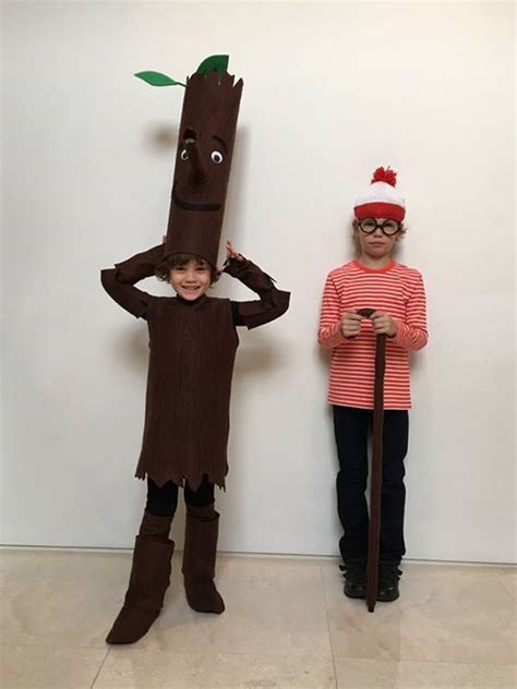 Stickman And Wheres Wally Costumes For World Book Day Book Characters