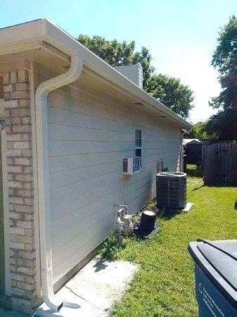 Simply divert your downspout into the barrel and attach a. Gutter Services - Roof Restore LLC | San Antonio Roofing ...