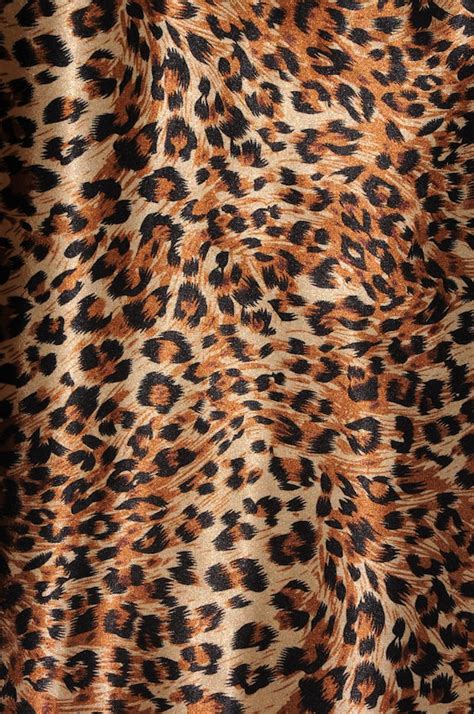 Animal Cheetah Satin Print Fabric Charmeuse Satin Cheetah By Etsy