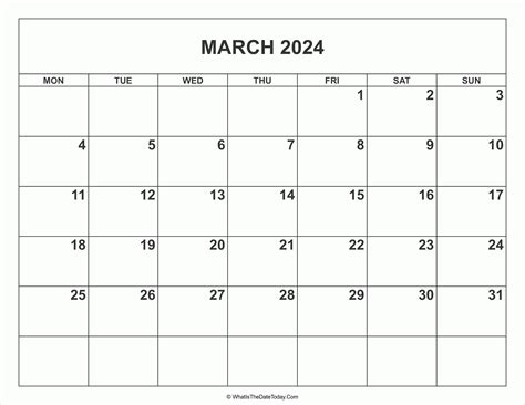 March 2024 Calendar Uk National Day Calendar 2024